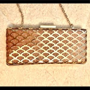 ✨ INC Rose Gold Glitter Clutch ✨